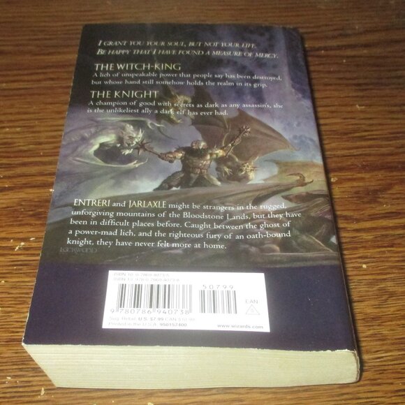 Forgotten Realms - Promise of the Witch King (R.A. Salvatore) Paperback - Picture 6 of 6